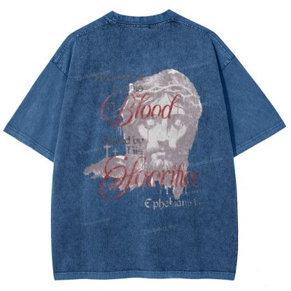 Blood Sacrifice Snowflake Vintage Washed T-Shirt