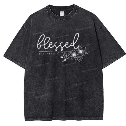 Blessed Snowflake Vintage Washed T-Shirt