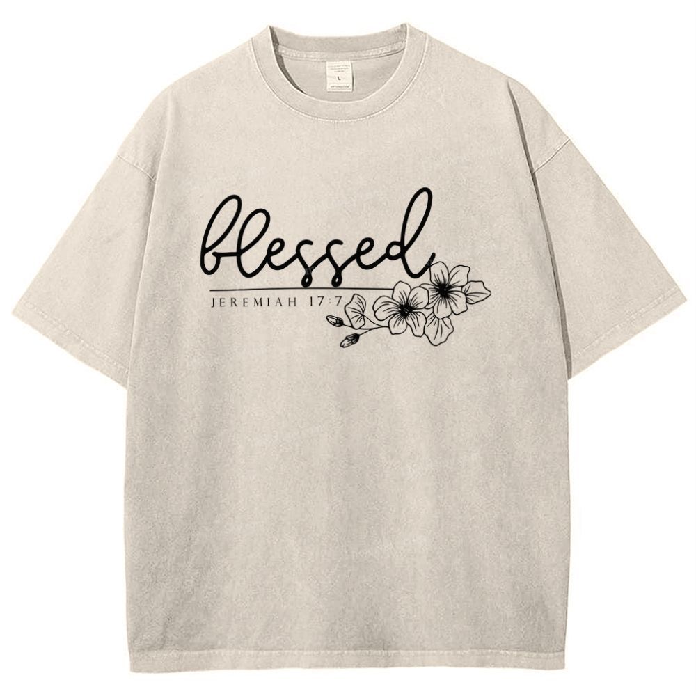 Blessed Snowflake Vintage Washed T-Shirt