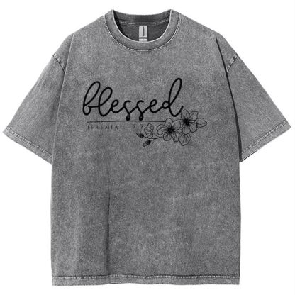 Blessed Snowflake Vintage Washed T-Shirt