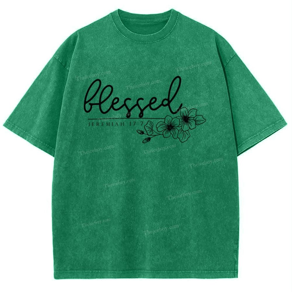 Blessed Snowflake Vintage Washed T-Shirt