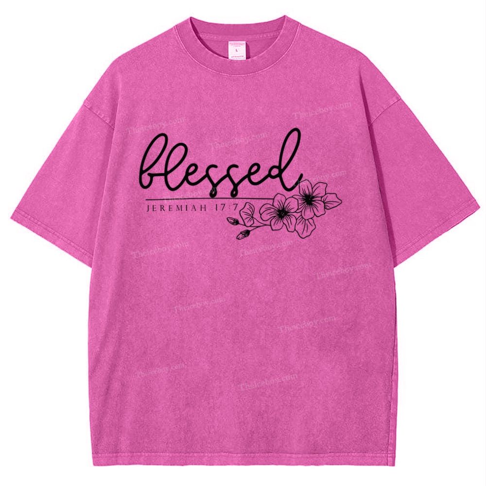 Blessed Snowflake Vintage Washed T-Shirt