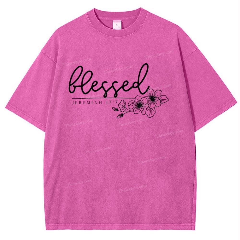 Blessed Snowflake Vintage Washed T-Shirt