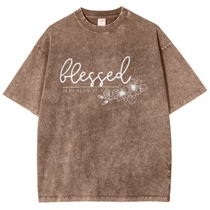 Blessed Snowflake Vintage Washed T-Shirt