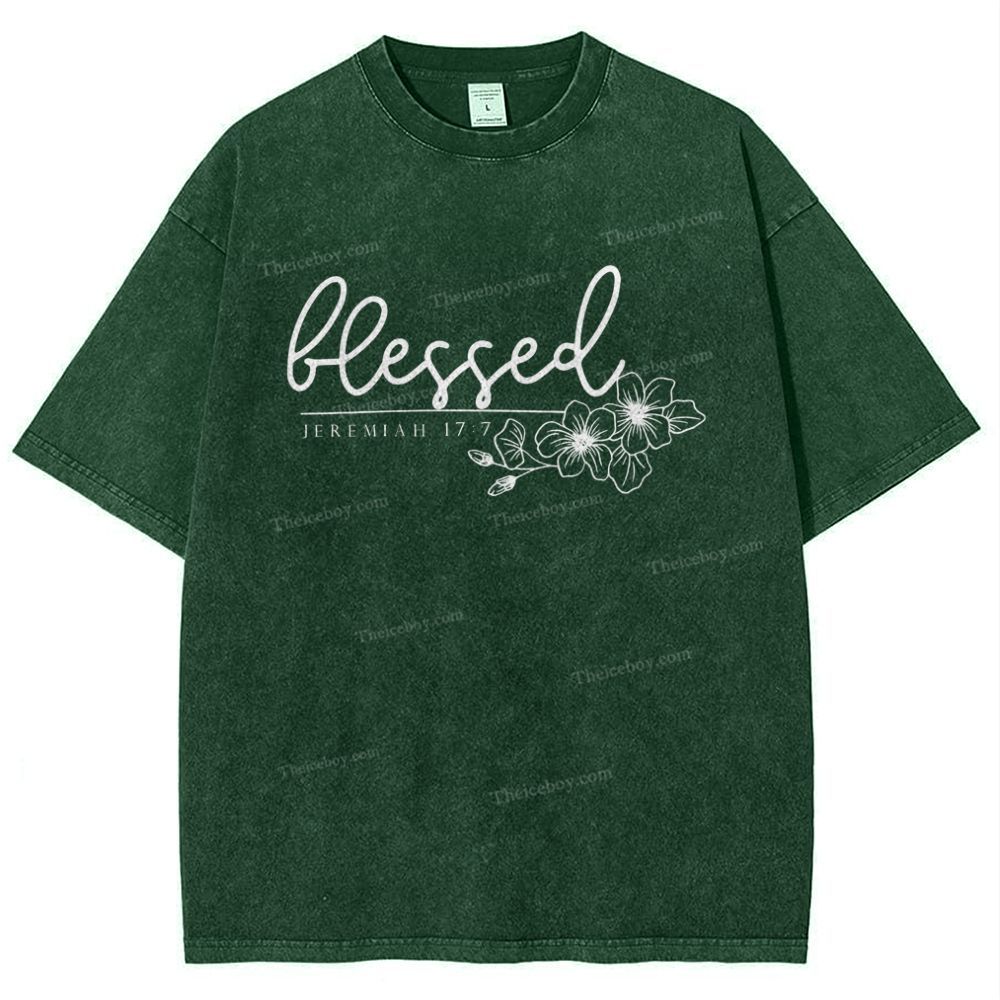 Blessed Snowflake Vintage Washed T-Shirt