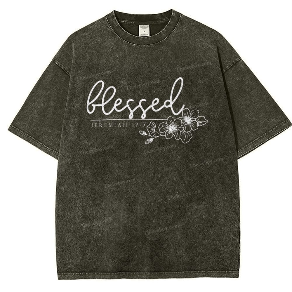 Blessed Snowflake Vintage Washed T-Shirt