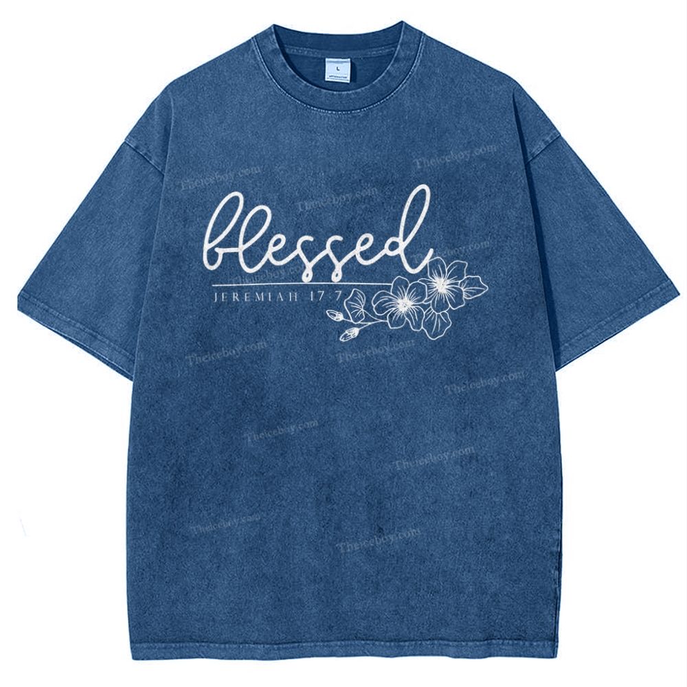 Blessed Snowflake Vintage Washed T-Shirt