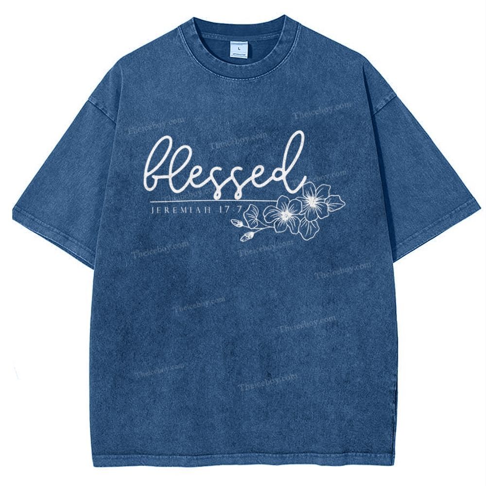 Blessed Snowflake Vintage Washed T-Shirt