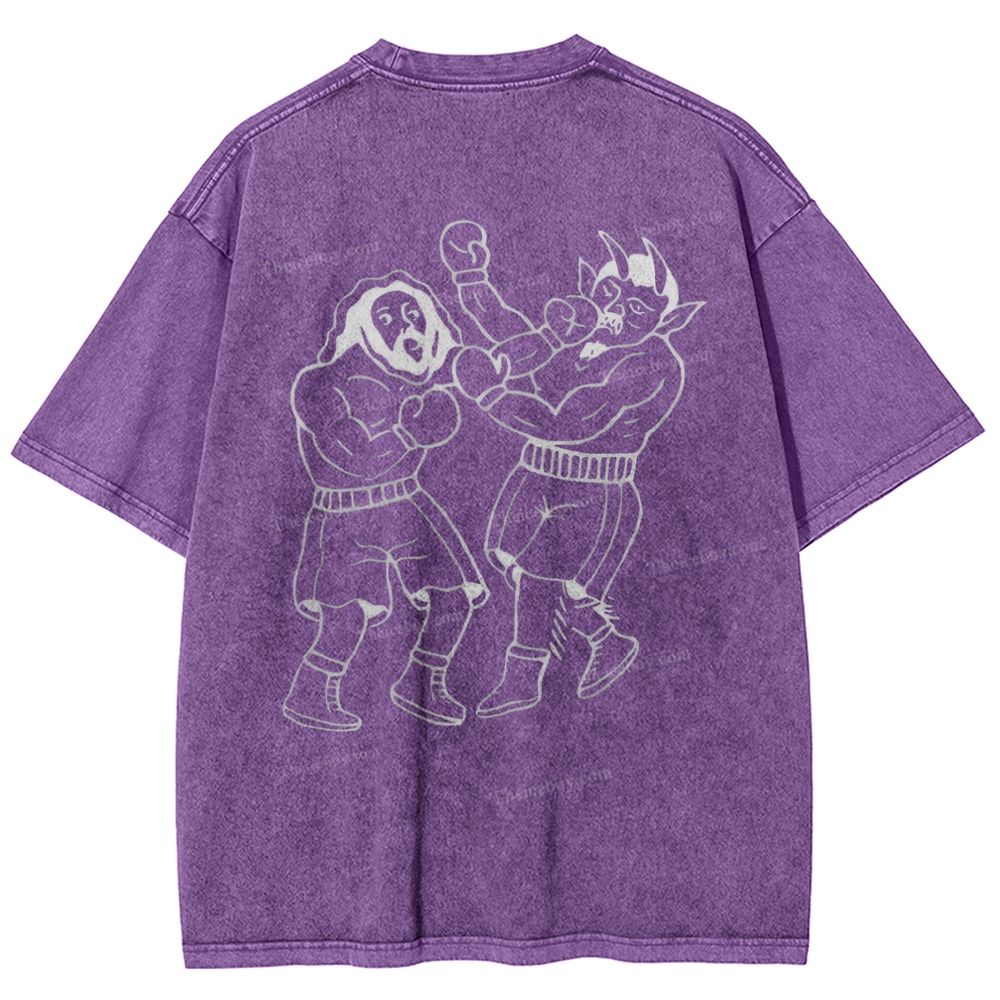 Jesus Snowflake Vintage Washed T-Shirt