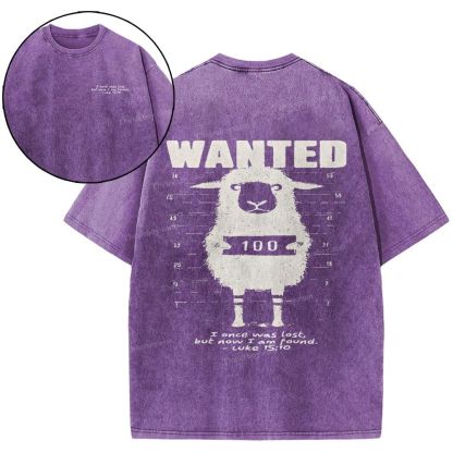 Wanted Snowflake Vintage Washed T-Shirt