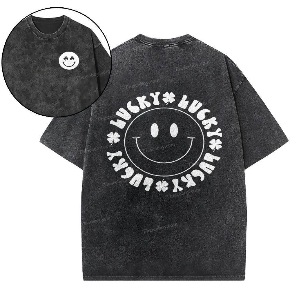 Lvcky Snowflake Vintage Washed T-Shirt