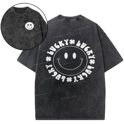Lvcky Snowflake Vintage Washed T-Shirt