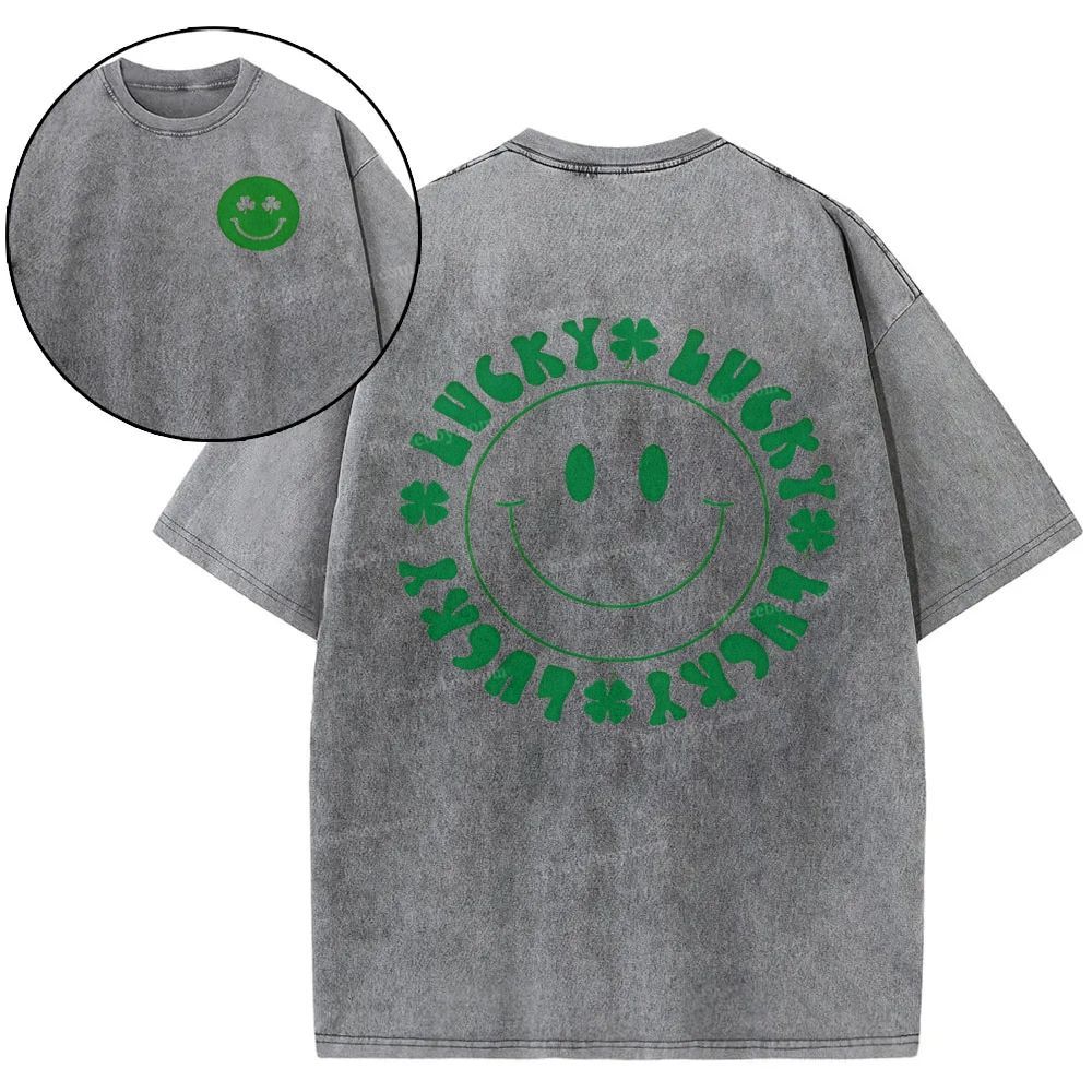 Lvcky Snowflake Vintage Washed T-Shirt