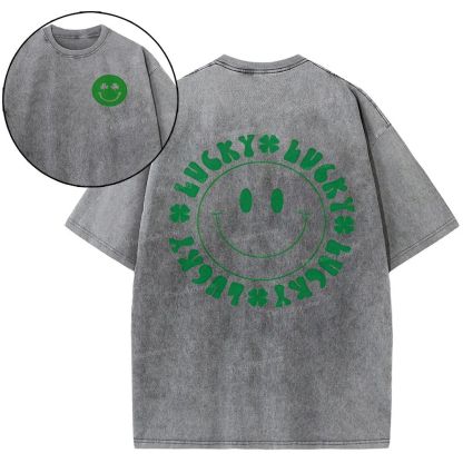 Lvcky Snowflake Vintage Washed T-Shirt