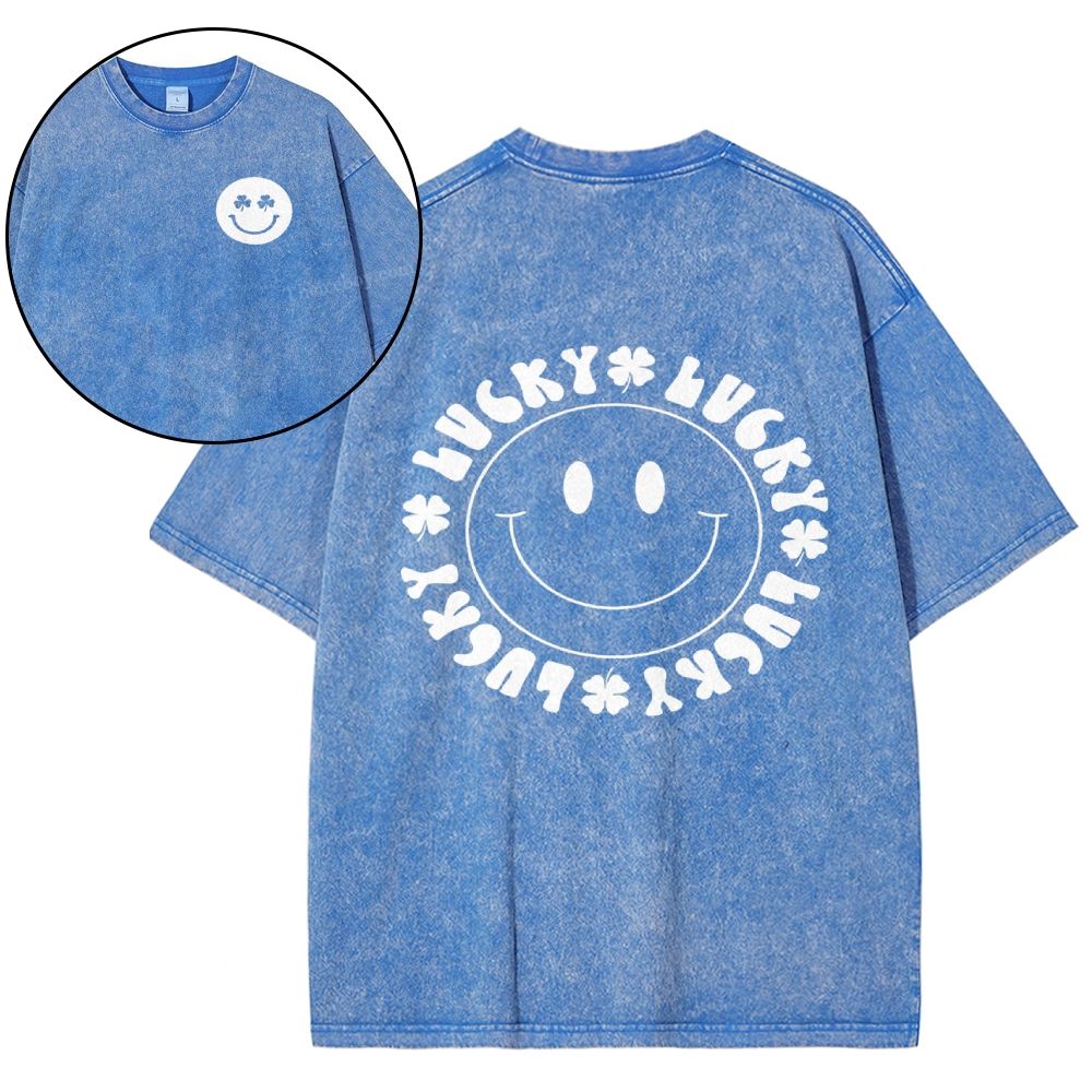 Lvcky Snowflake Vintage Washed T-Shirt
