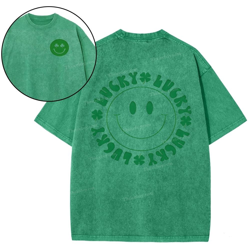 Lvcky Snowflake Vintage Washed T-Shirt