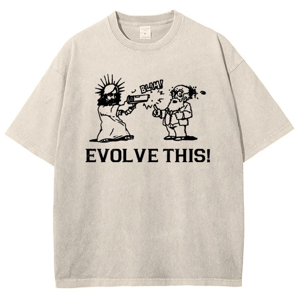 Evolve This Snowflake Vintage Washed T-Shirt