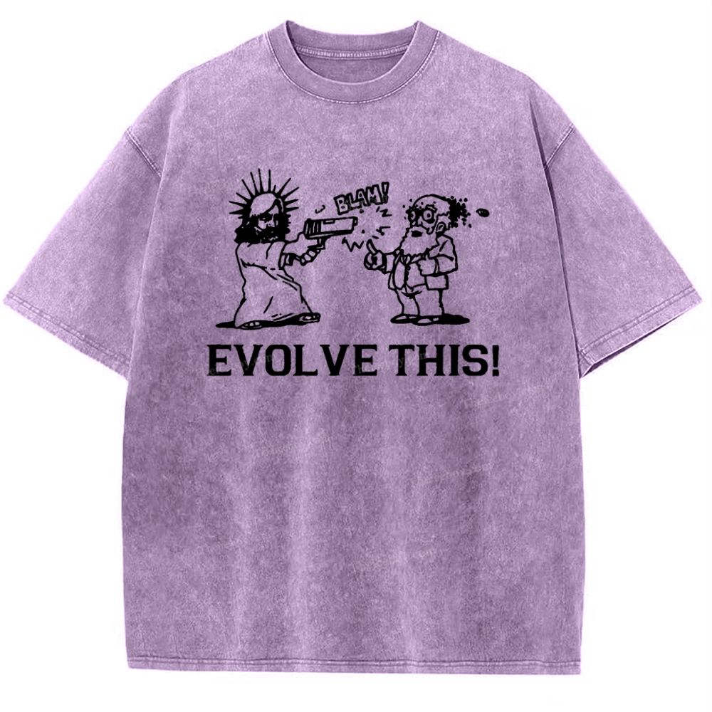 Evolve This Snowflake Vintage Washed T-Shirt