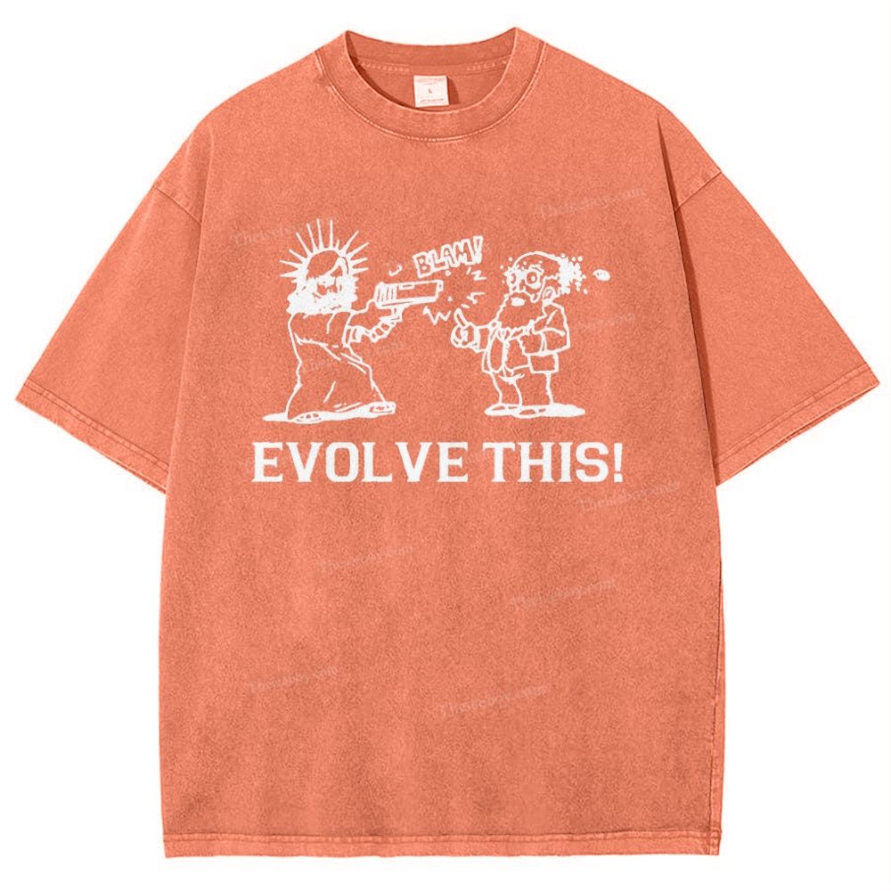 Evolve This Snowflake Vintage Washed T-Shirt
