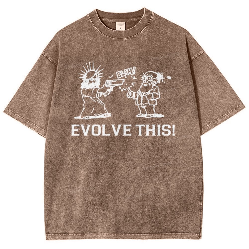 Evolve This Snowflake Vintage Washed T-Shirt