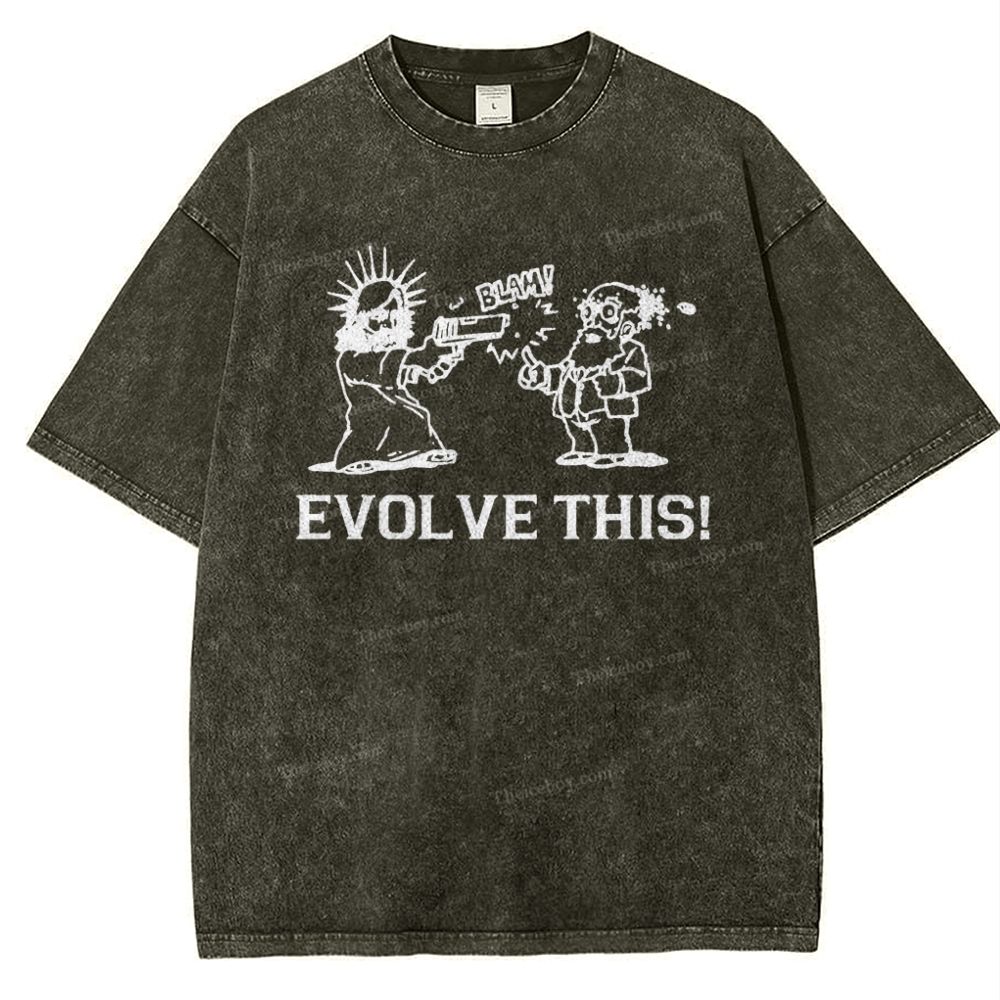 Evolve This Snowflake Vintage Washed T-Shirt