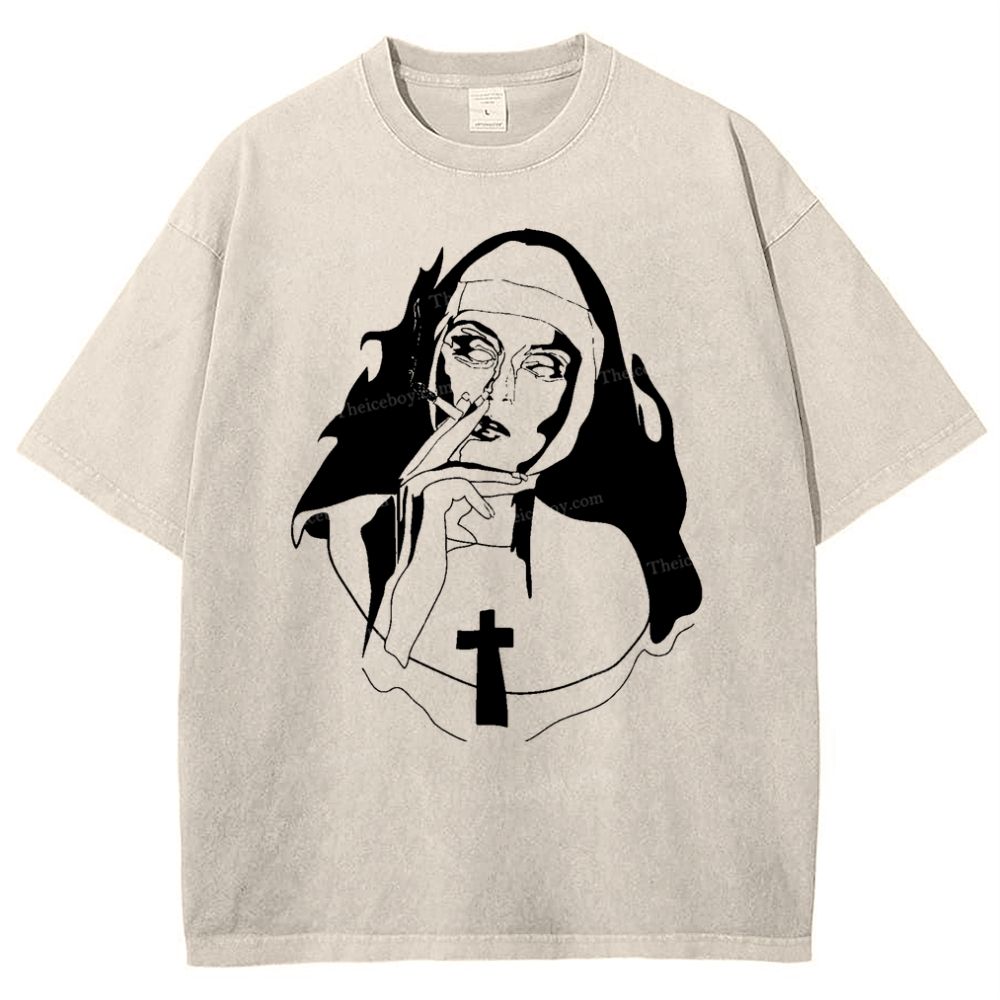 Jesus Snowflake Vintage Washed T-Shirt