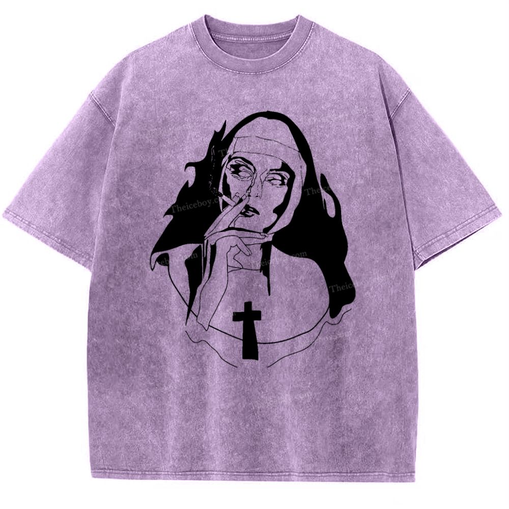 Jesus Snowflake Vintage Washed T-Shirt