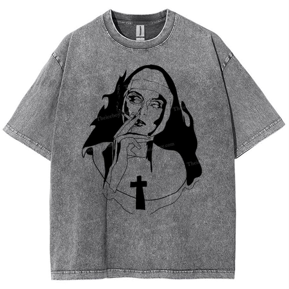 Jesus Snowflake Vintage Washed T-Shirt