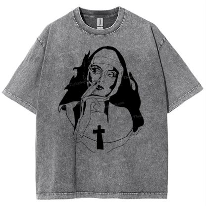 Jesus Snowflake Vintage Washed T-Shirt