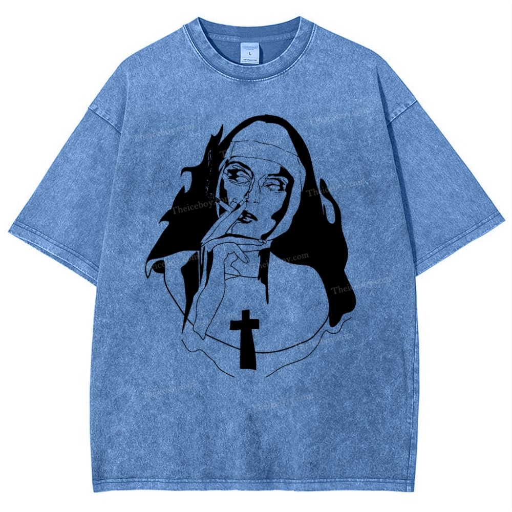 Jesus Snowflake Vintage Washed T-Shirt
