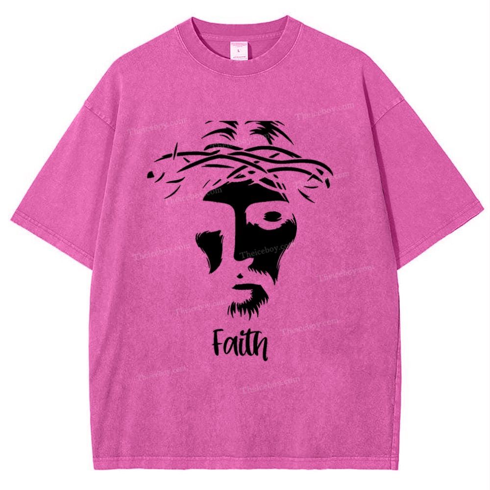 Faith Snowflake Vintage Washed T-Shirt