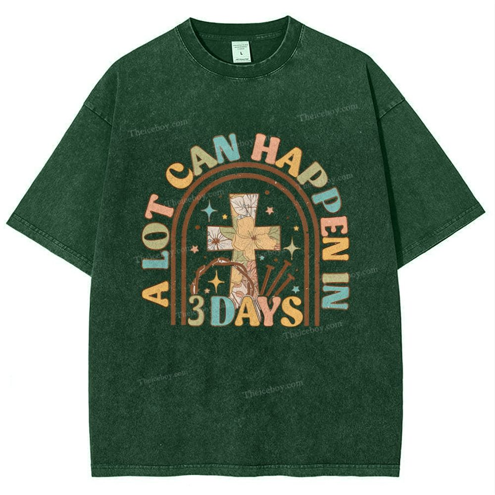 A Lot Can Happen In Snowflake Vintage Washed T-Shirt