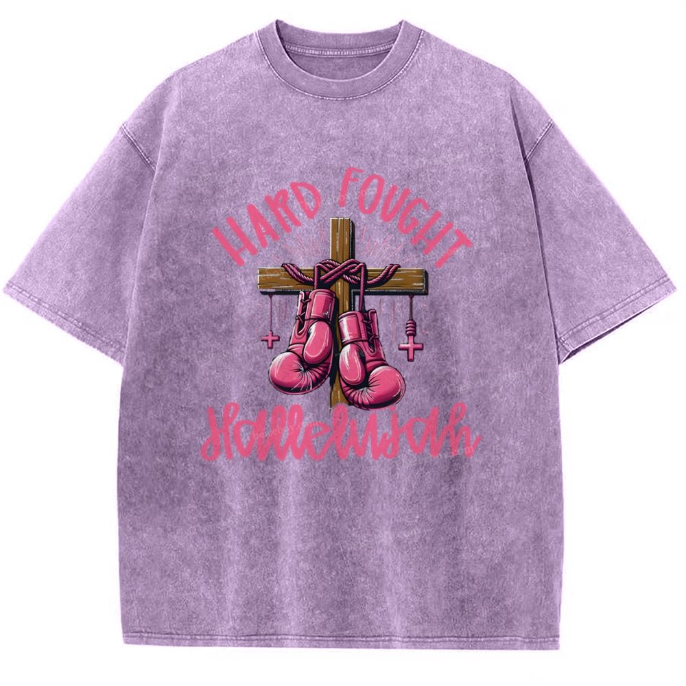 Hard Fought Snowflake Vintage Washed T-Shirt