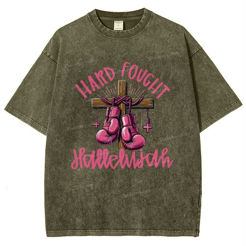 Hard Fought Snowflake Vintage Washed T-Shirt