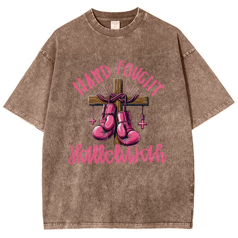 Hard Fought Snowflake Vintage Washed T-Shirt