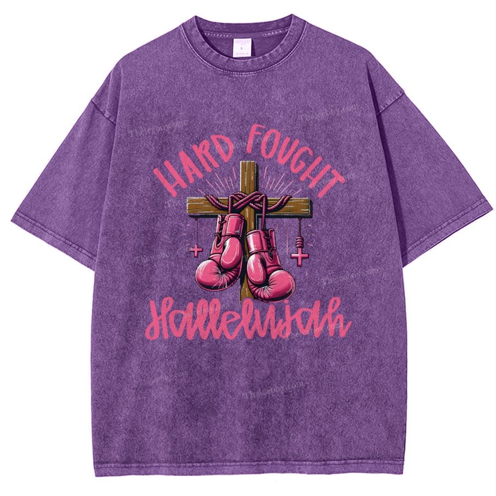 Hard Fought Snowflake Vintage Washed T-Shirt