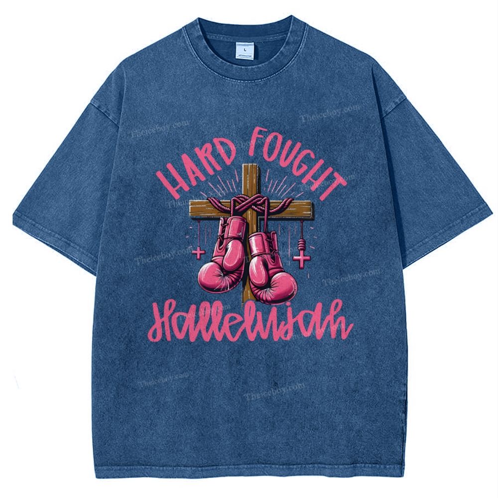 Hard Fought Snowflake Vintage Washed T-Shirt