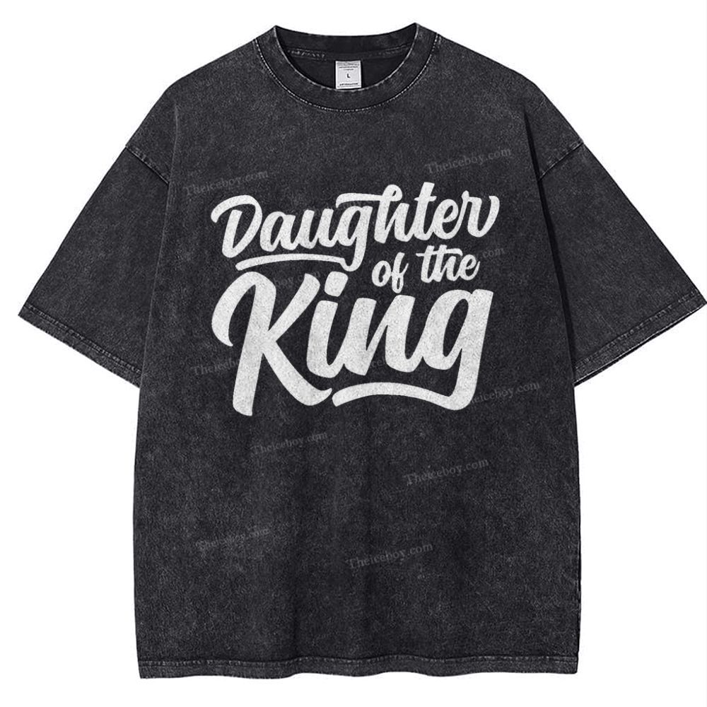 Daughter Of The King Snowflake Vintage Washed T-Shirt