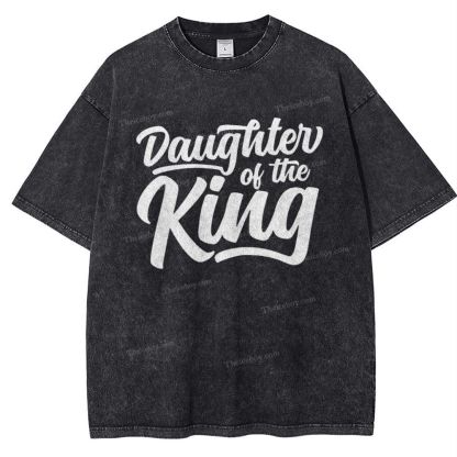 Daughter Of The King Snowflake Vintage Washed T-Shirt
