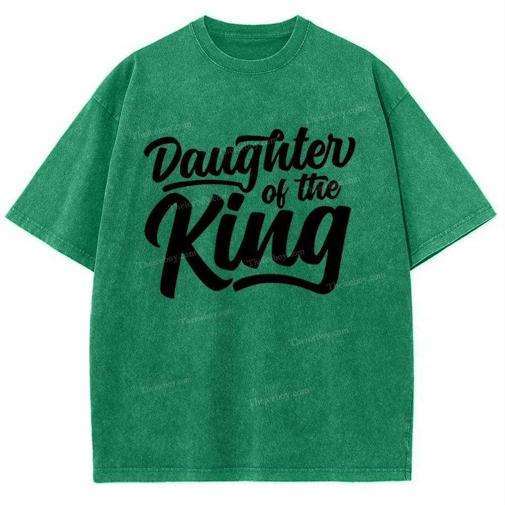 Daughter Of The King Snowflake Vintage Washed T-Shirt