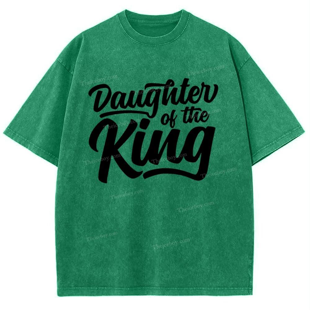 Daughter Of The King Snowflake Vintage Washed T-Shirt