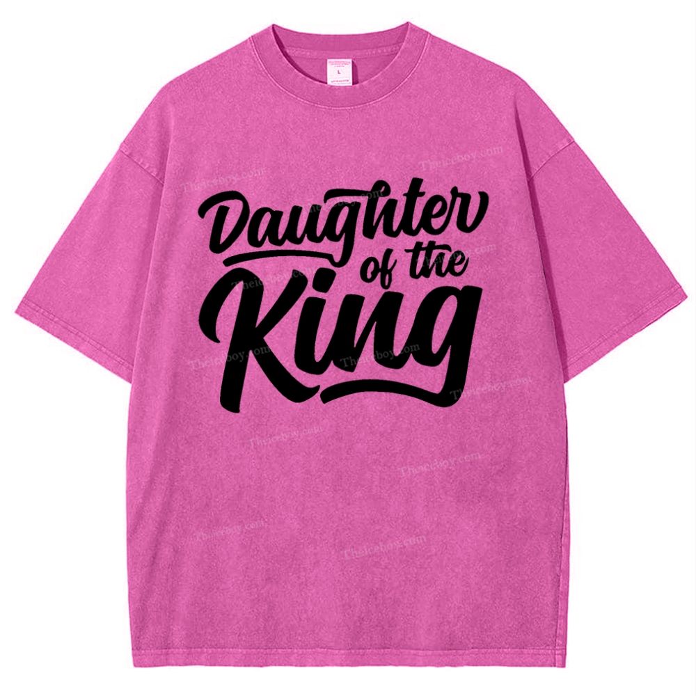 Daughter Of The King Snowflake Vintage Washed T-Shirt