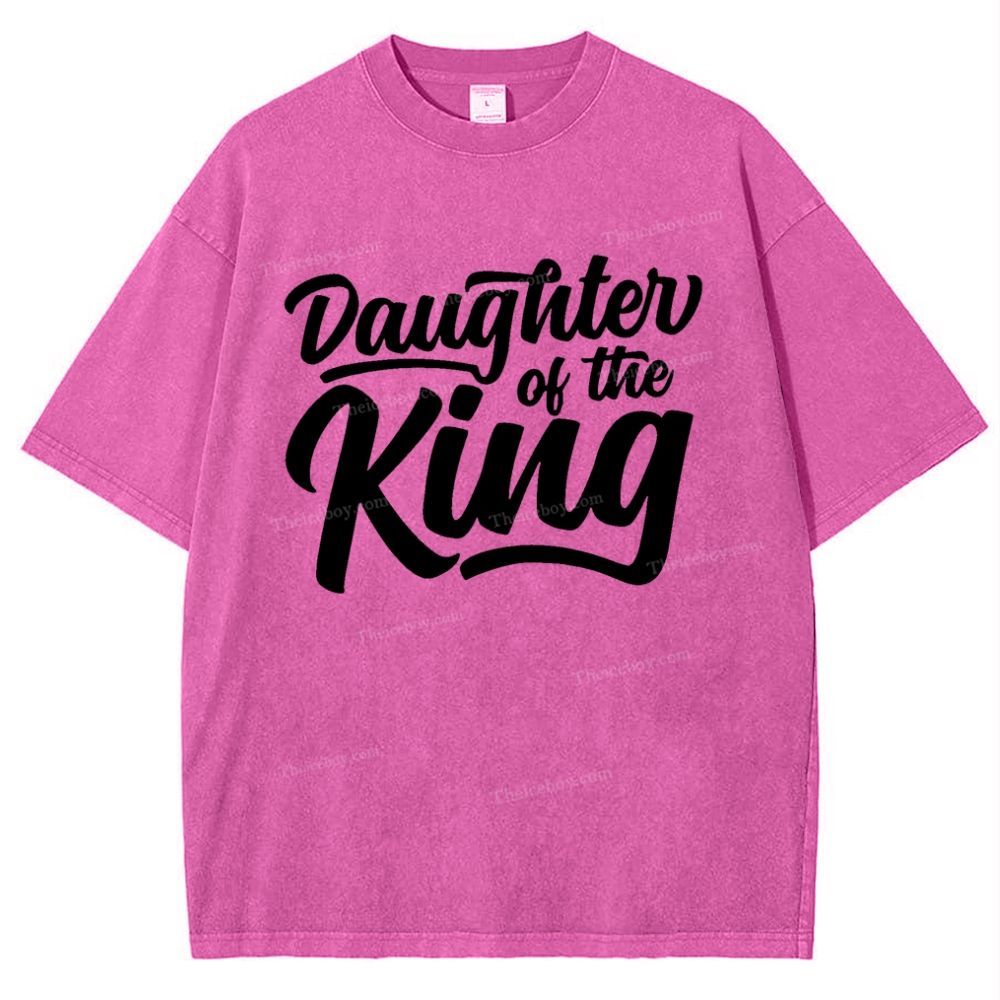 Daughter Of The King Snowflake Vintage Washed T-Shirt