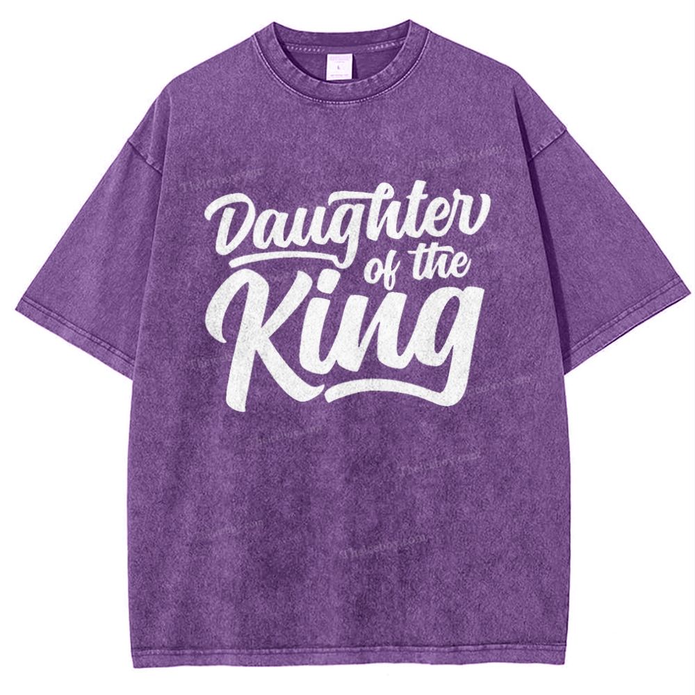 Daughter Of The King Snowflake Vintage Washed T-Shirt