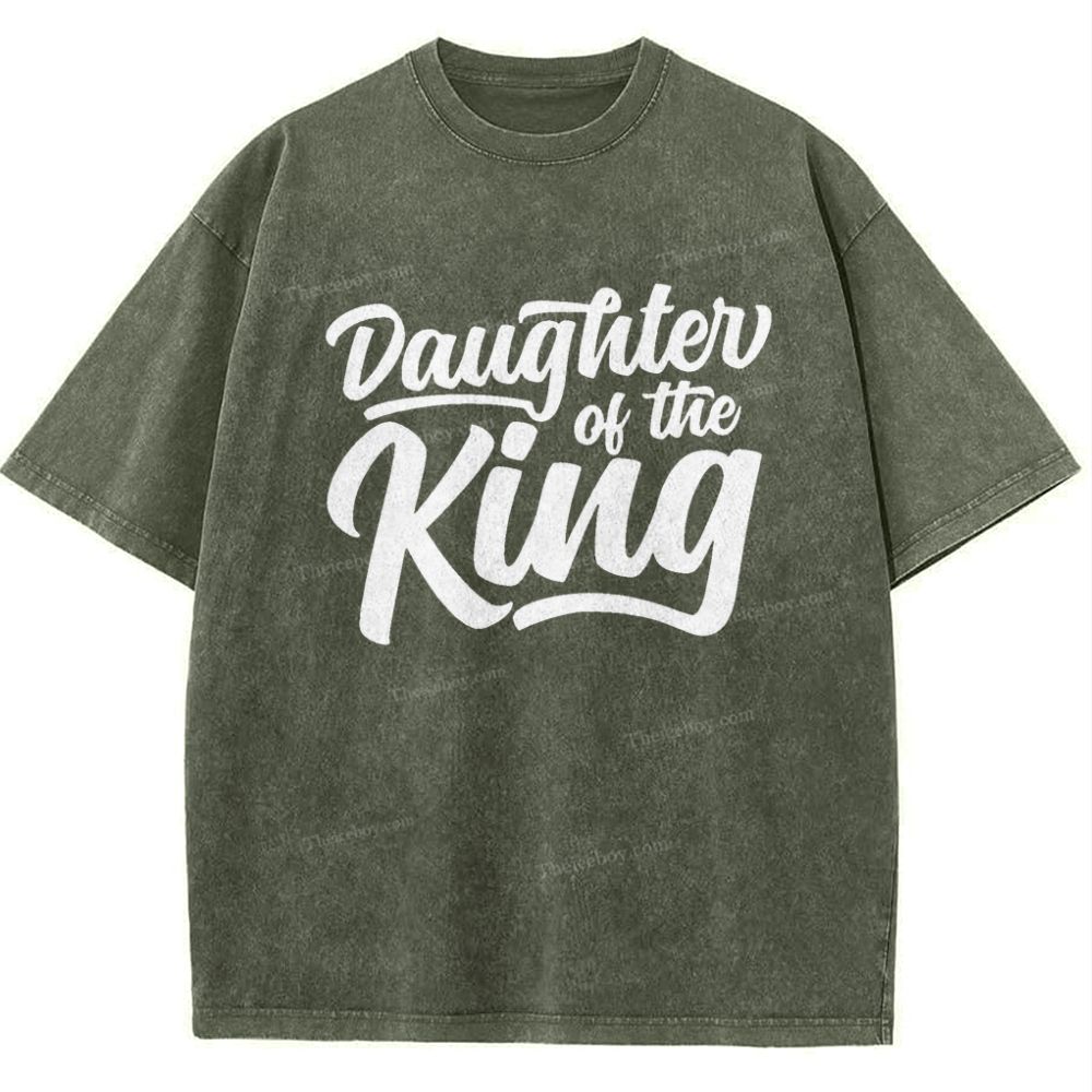 Daughter Of The King Snowflake Vintage Washed T-Shirt