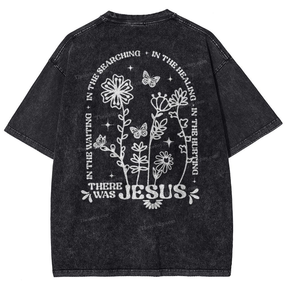 Jesus Snowflake Vintage Washed T-Shirt