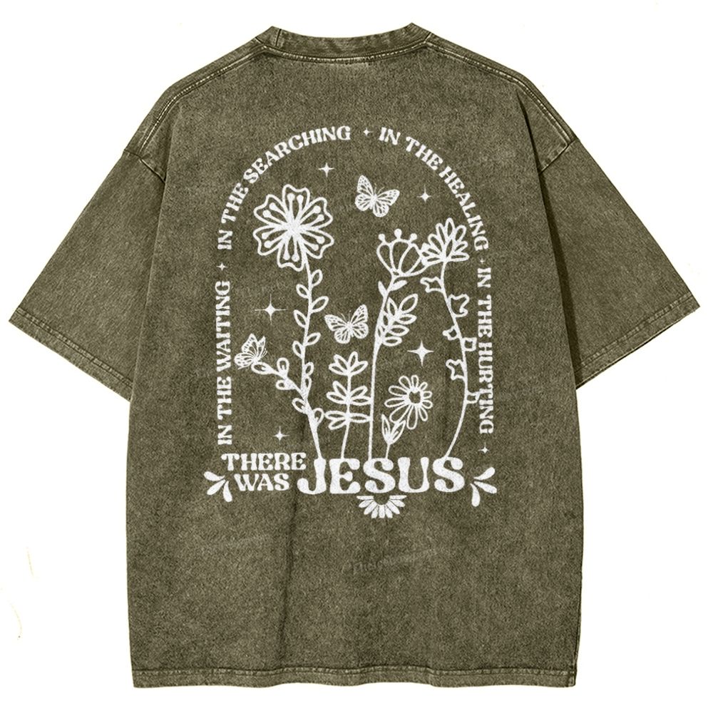 Jesus Snowflake Vintage Washed T-Shirt
