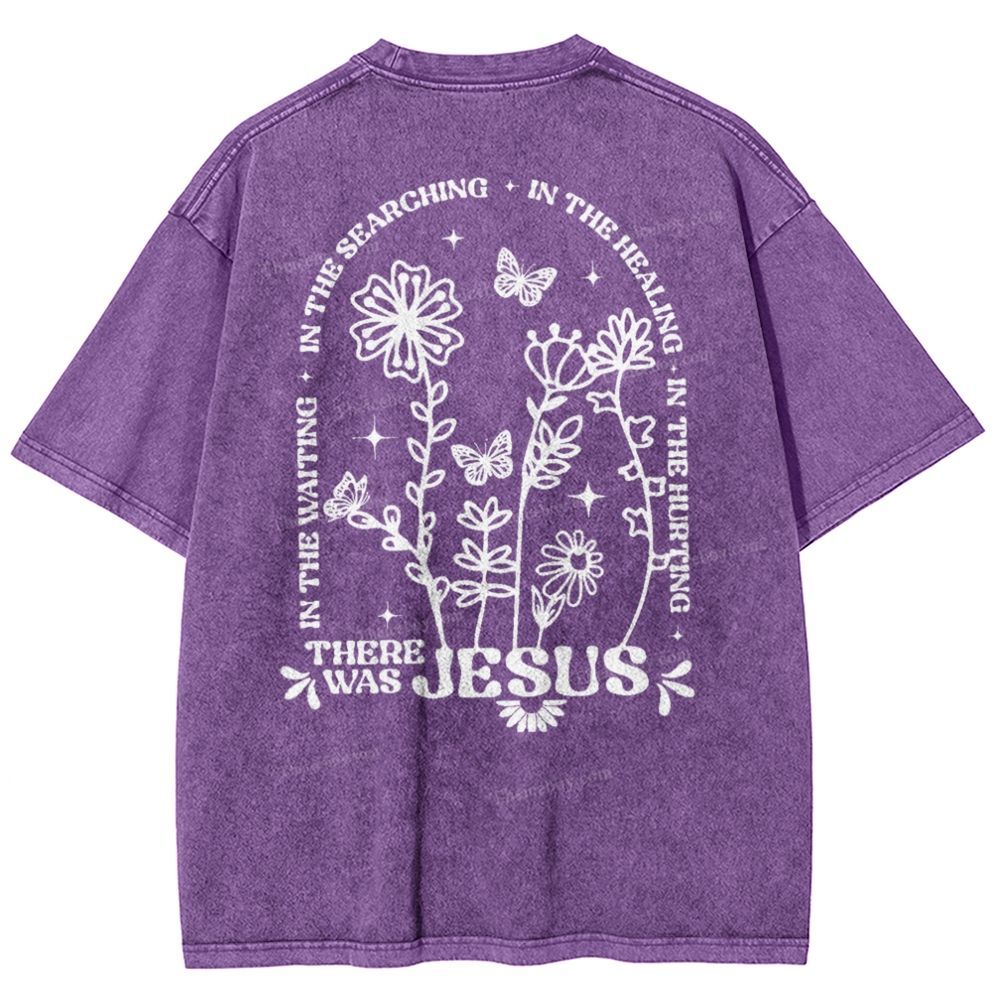 Jesus Snowflake Vintage Washed T-Shirt