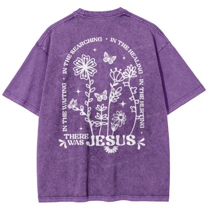 Jesus Snowflake Vintage Washed T-Shirt