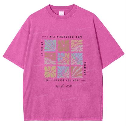 I Will Always Have Hope Snowflake Vintage Washed T-Shirt